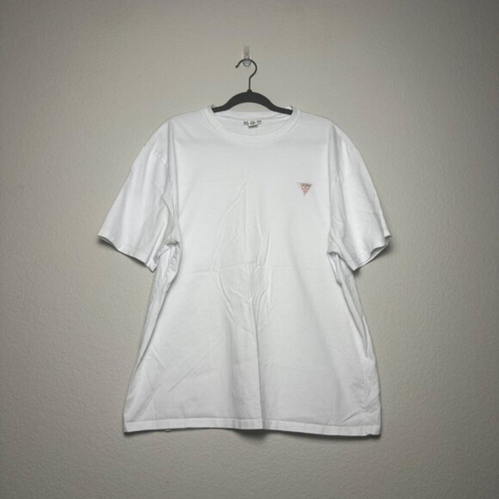 Guess Originals Shirt Men M White Summer Graphic Casual Classic Streetwear